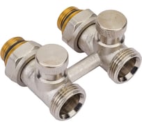 Узел для нижнего подключения стального радиатора Terma вентильный 3/4" на 1/2" прямой (33977) 29040