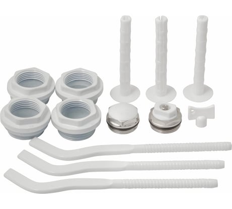 Набор комплектующих для установки радиатора с тремя кронштейнами 1"х3/4 MasterProf ИС.030244