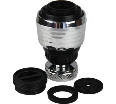 Насадка на кран для кухни М22(ВР)/М24(НР) MPF аэратор для смесителя поворотный на шарнире с двумя режимами струи ИС.130952