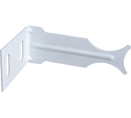 Универсальный угловой усиленный кронштейн для радиатора, белый MasterProf MP-У ИС.030108