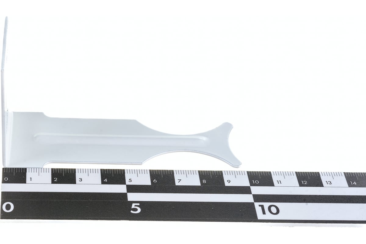 Универсальный угловой кронштейн для радиатора MasterProf белый, 2 шт ИС ...