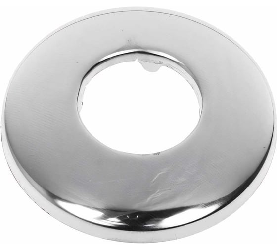 Декоративная чашка отражатель MasterProf 1/2", 45х20х6 мм, плоская, нерж, хром ИС.130507