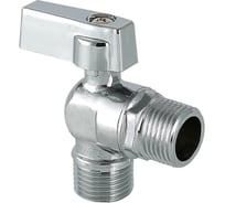 Шаровой угловой кран для подключения сантехнических приборов 1/2х1/2 Valtec VT.392.N.04