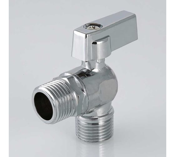 Шаровой угловой кран для подключения сантехнических приборов 1/2х1/2 Valtec VT.392.N.04