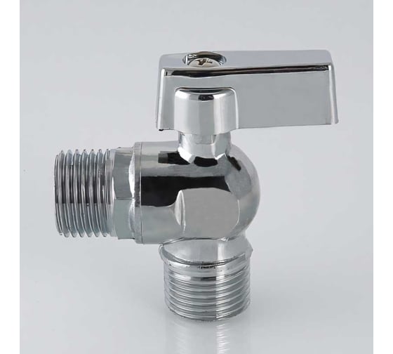 Шаровой угловой кран для подключения сантехнических приборов 1/2х1/2 Valtec VT.392.N.04