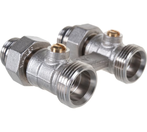 Узел для нижнего подключения радиатора, комплект 1/2х3/4 евроконус Valtec VT.345K.N.E04