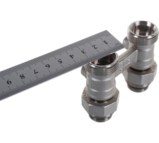 Узел для нижнего подключения радиатора, комплект 1/2х3/4 евроконус Valtec VT.345K.N.E04