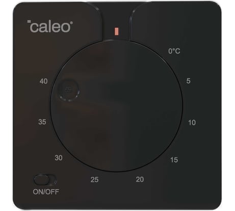 Терморегулятор Caleo C430 black встраиваемый, аналоговый, 3.5 кВт  0К-00000791