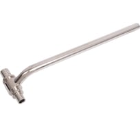 Приборная т-образная аксиальная трубка RTP латунь, 20x250x16, хромированная, 29335