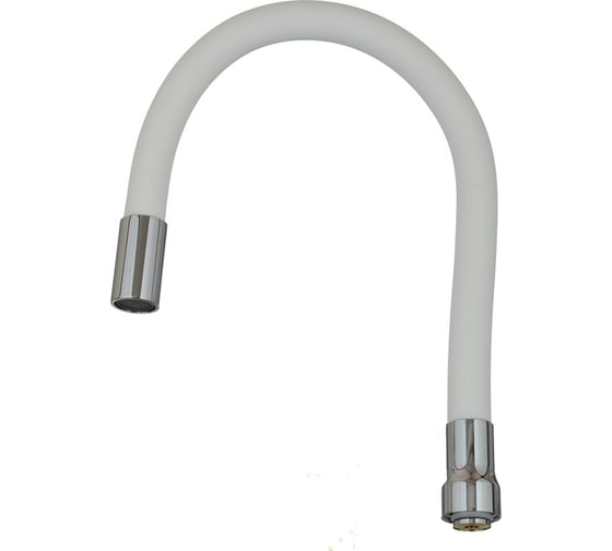 Гибкий излив MELODIA luxe белый 49см mkp20916 14089 1