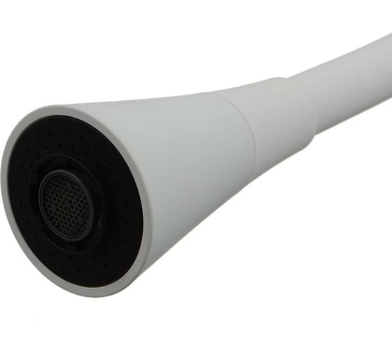 Гибкий излив MELODIA luxe с лейкой "колокольчик" белый 49 см mkp20918 14097