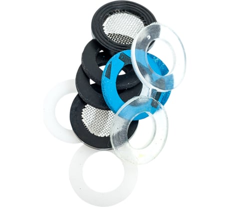 Набор сантехнических прокладок MasterProf  3/4", 10 шт, резина, пвх, фоторопласт, паронит ИС.131877