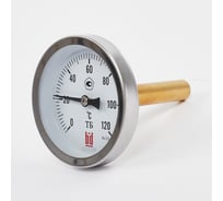 Биметаллический термометр BD ТБ 63Т/100 (0-120С), G1/2, кл. т. 2,5 1161001030