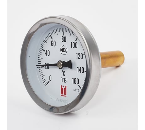 Биметаллический термометр BD ТБ 63Т/46 (0-160С), G1/2, кл. т. 2,5 1161001032
