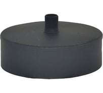 Заглушка с конденсатоотводом КПД 0.7 мм, ф120, черный 4603736555248