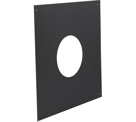Декоративная накладка КПД 0.7 мм, 550x550, ф200, черный 4603736555866