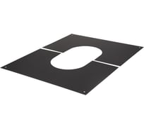 Разрезная накладка КПД 0.7 мм, 550x550, ф200, черный 4603736555897