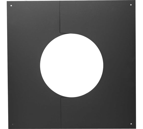Разрезная накладка КПД 0.7 мм, 550x550, ф200, черный 4603736555897