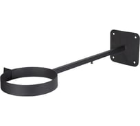 Телескопический кронштейн КПД 2 мм, ф200 (250мм-950мм), черный 4603736557396