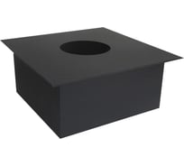 Потолочно проходной узел КПД 450x450, ф230, под сэндвич, черный 4603736556177