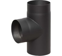 Тройник КПД 90гр, 2 мм, ф150, черный 4603736555132