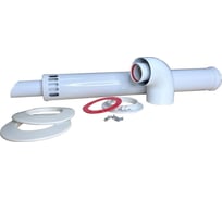 Дымоход коаксиальный с наконечником антилед 60/100 мм + protherm bosh buderus baxi 750 мм Прок ПР782990