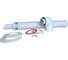 Дымоход коаксиальный с наконечником антилед 60/100 мм + protherm bosh buderus baxi 750 мм Прок ПР782990 1