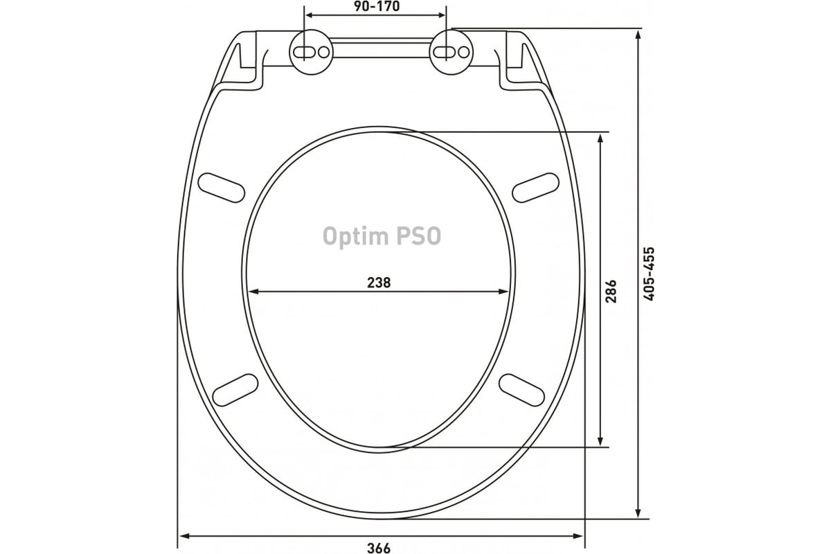 Сиденье для унитаза LAPARET victoria, полипропилен, с микролифтом ...