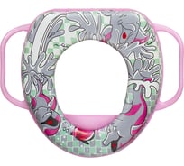 Детское сиденье Аквалиния Дельфин с розовыми ручками KY526-D