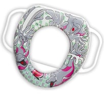 Сиденье детское Аквалиния Дельфин с белыми ручками KY511-D