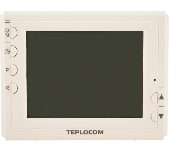 Проводной программируемый комнатный термостат TEPLOCOM Бастион TS-Prog ...