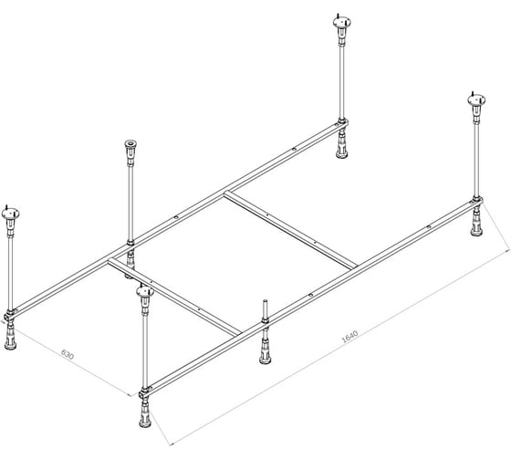 Каркас для ванн AM.PM Func 170x75 W84A-170-075W-R