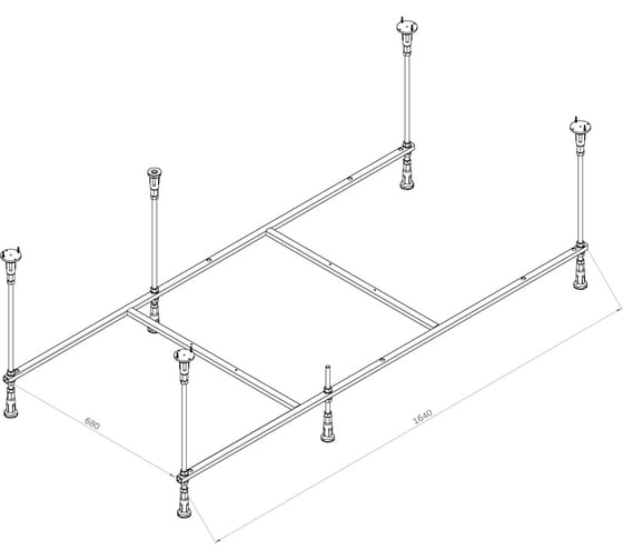 Каркас для ванн AM.PM Func 170x80 W84A-170-080W-R