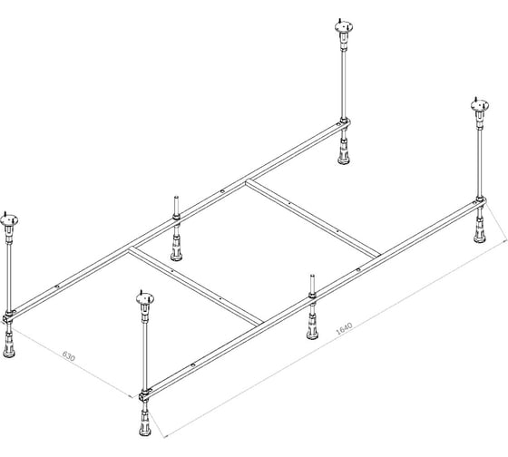 Каркас для ванн 170x75 AM.PM X-Joy W94A-170-075W-R