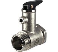 Клапан предохранительный для бойлера STI 1/2″ с ручкой спуска D120-00882