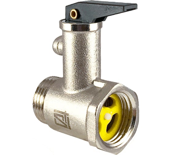 Клапан предохранительный для бойлера STI 1/2″ с ручкой спуска D120-00882