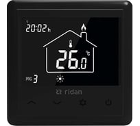 Комнатный термостат Ридан WT-RB 230V, черный 088U0628R