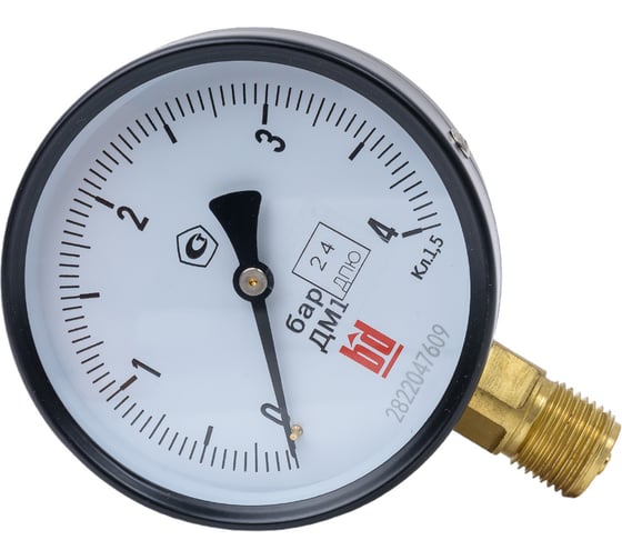 Манометр ДМ 1 Т2 100 Р (0-4) бар, кл.1.5, G1/2" BD 1151100017