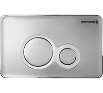 Клавиша смыва BETTOSERB хром глянец/хром матовый 40006465