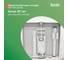 Арматура смывная IDDIS 2-ур, нижний подвод, тип А, , F012400-01K 7