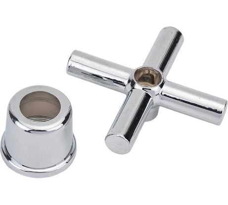 Маховик ARCO DA VELLA КРЕСТ пластик B307 под кран-буксу квадрат (к/б 08266) 10454