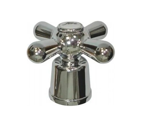 Маховик ARCO DA VELLA КРЕСТ пластик, под кран-буксу квадрат (арт. к/б 19257) 08260