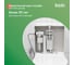 Арматура смывная IDDIS 1-ур, боковой подвод, тип А, , F012400-0005 2