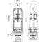 Арматура смывная IDDIS 1-ур, боковой подвод, тип А, , F012400-0005 9