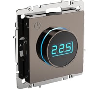 Электронный термостат с индикацией IEK Brite тс10-1-бртб темная бронза BR-RT11-K45