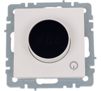 Электронный термостат с индикацией IEK Brite тс10-1-брж жемчуг BR-RT11-K36