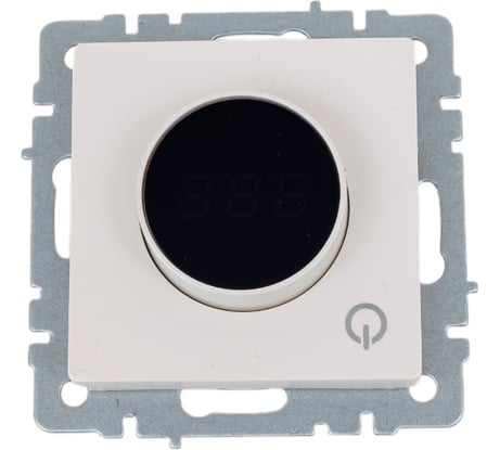 Электронный термостат с индикацией IEK Brite тс10-1-брж жемчуг BR-RT11-K36