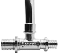 Т-образный тройник для подключения радиатора РОСТерм 20х15х16 250 FT201516