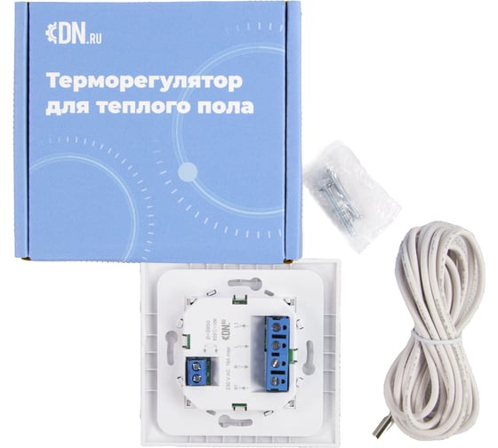 Терморегулятор для тёплого пола DN.ru T03SM механический, белый D390-00001