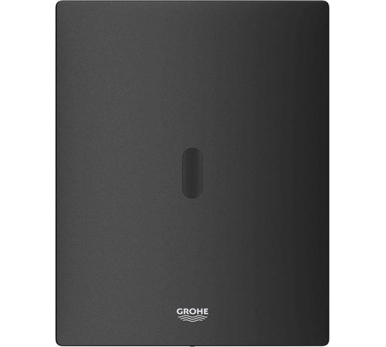 Смывное устройство Grohe Tectron Bau E, с инфракрасным управлением, матовый черный 39881KF0